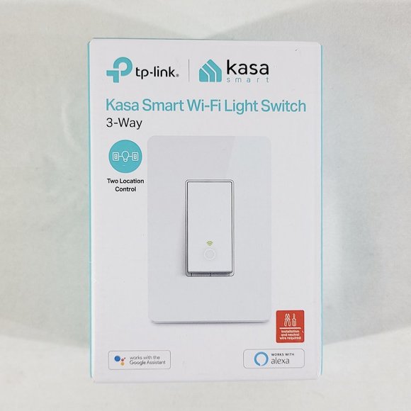 NEW Kasa Smart Wi-Fi Light Switch 3 Way HS210 2.4GHz Wi-Fi - Needs Neutral Wire - Picture 2 of 6